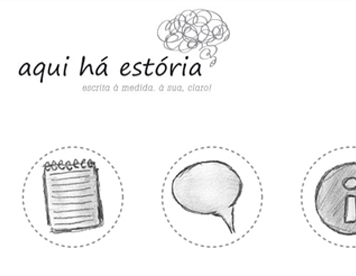 Aqui há estória Website